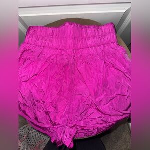 Free People Movement The Way Home Pink Athletic Shorts